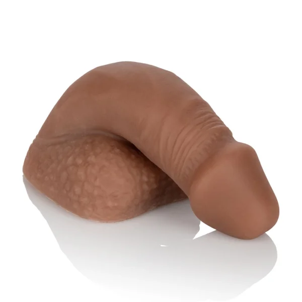 Packer Gear Silicone Packing Penis 5'' / 12.75 cm  By CalExotics - Chocolate