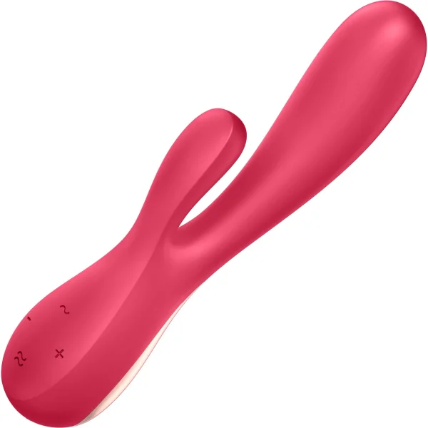 Satisfyer App Enabled Mono Flex Rabbit Vibrator Red