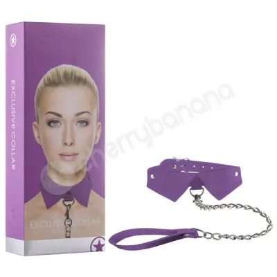 Ouch Purple Exclusive Collar Leash