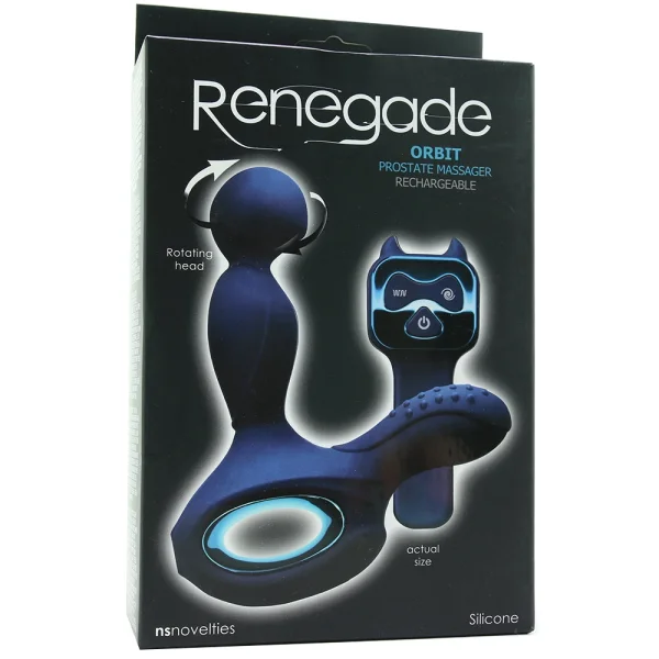 Renegade Orbit Rotating Silicone Remote Control Prostate Massager
