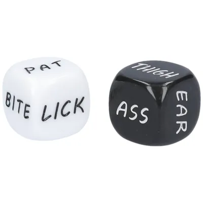 Black White Foreplay Dice