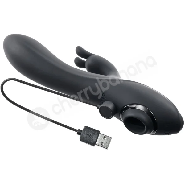 Evolved Rabbit Hole Vibrator With Clit Suction Stimulation Handle