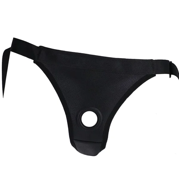 In A Bag Vegan Leather Harness & 5.25" Dong By Doc Johnson
