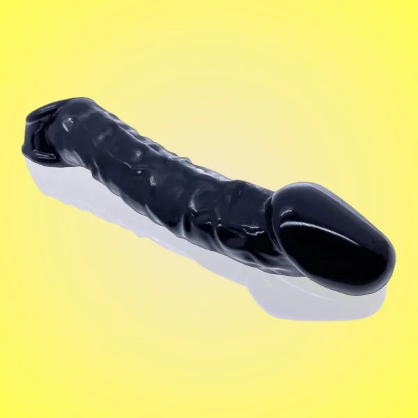 Oxballs Muscle Ripped Cocksheath Penis Extender - Black — image 12 of 14
