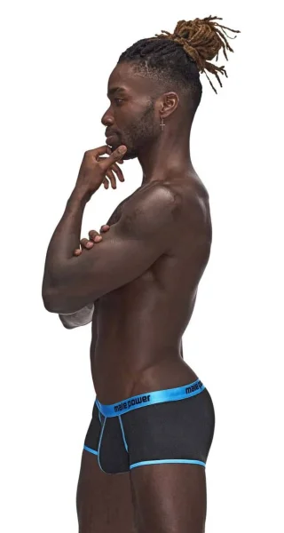 Casanova Uplift Mini Shorts - Small - Black-blue