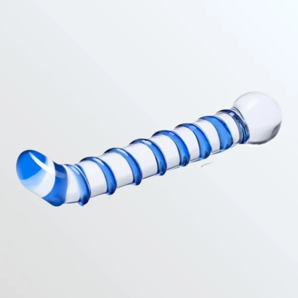 Mr.  Swirl 6.5" Glass Glass Dildo