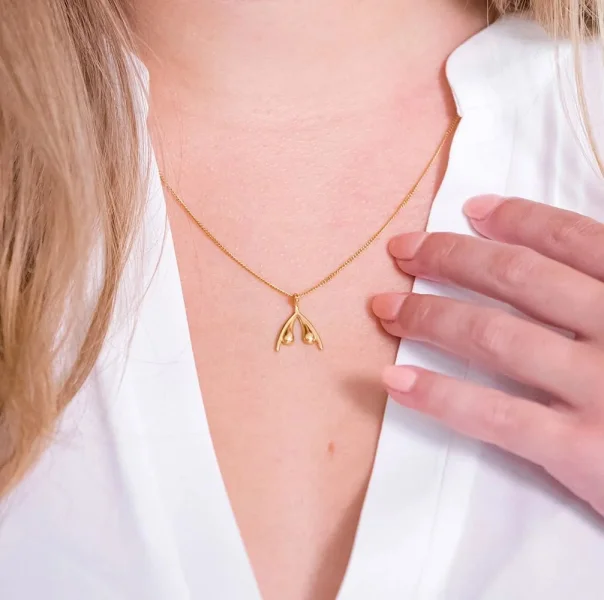 Womanizer 18k Gold Plated Clitoris Necklace
