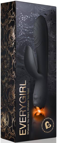Every Girl Rechargeable Waterproof Black Black