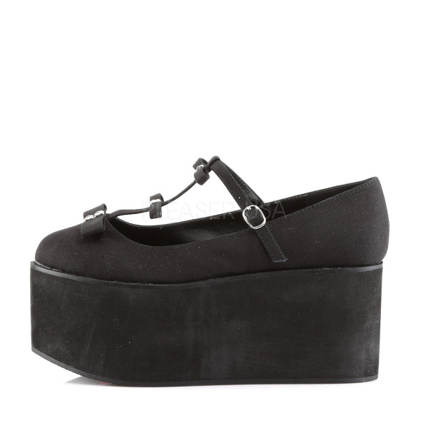 3 1/4 inches PF T Strap w/Bows & Pyramid Studs Detail — image 7 of 12
