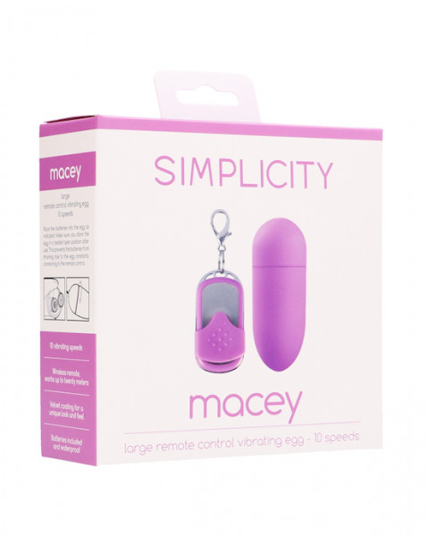 Large Remote Control Vibrating Egg - 10 Speeds - Pink