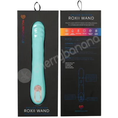 Nu Sensuelle Roller Motion Blue Roxii Wand With Flexible Tip