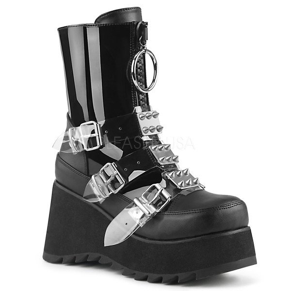 3 1/2 inches PF Mid-Calf Boot w/ 3 Buckle Straps, Front Zip — image 5 of 8