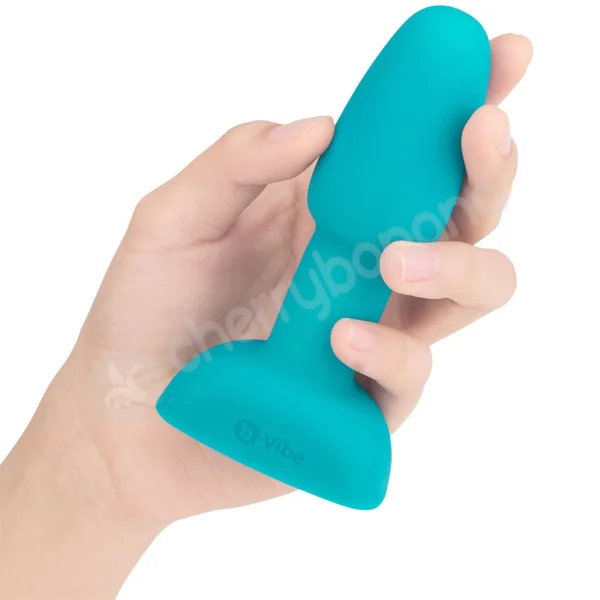 B-Vibe Petite Rimming Sensation Teal Silicone 4.9" Butt Plug