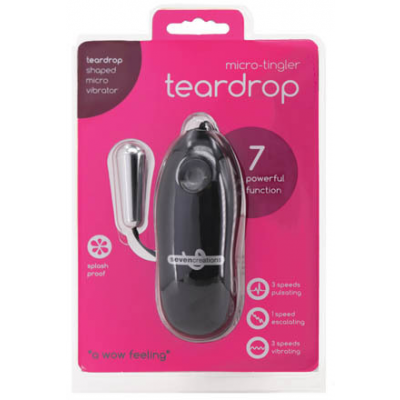 Micro Tingler Silver Tear Drop Bullet