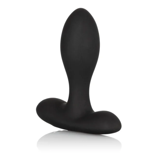 Eclipse Slender Probe Silicone Vibrating Anal Probe by CalExotics - Black