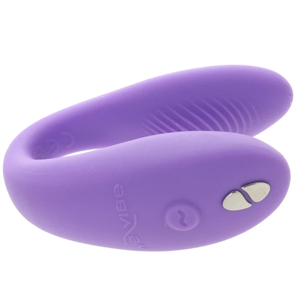 We-Vibe Sync Go App Enabled Waterproof Rechargeable Couples Vibrator - Purple