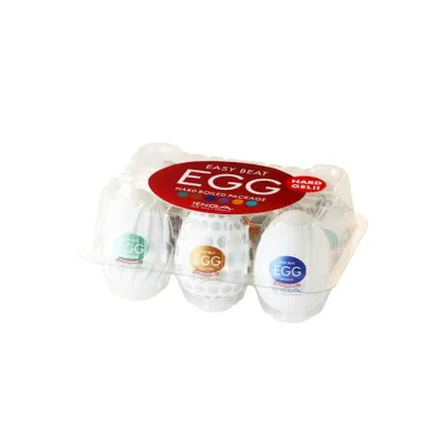 Tenga Egg Stroker Variety Pack Strong Boiled