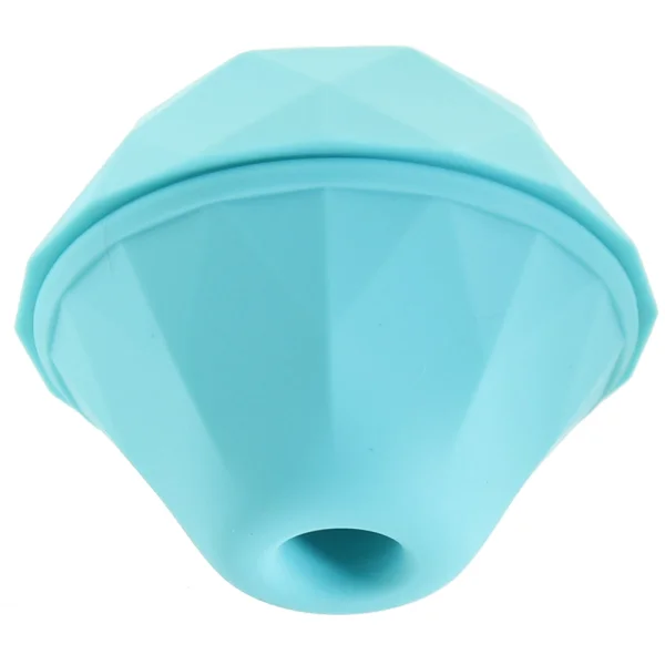 Sugar Pop Jewel Rechargeable Silicone Pressure Wave Clitoral Stimulator - Teal