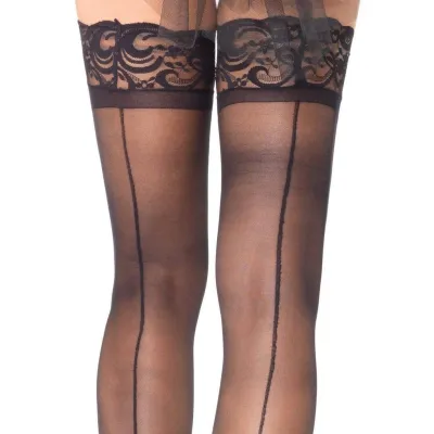 Stay Up Sheerthigh Highs Black One Size
