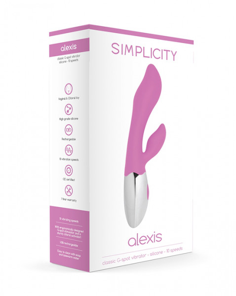 Alexis Classic G-spot Vibrator - Pink