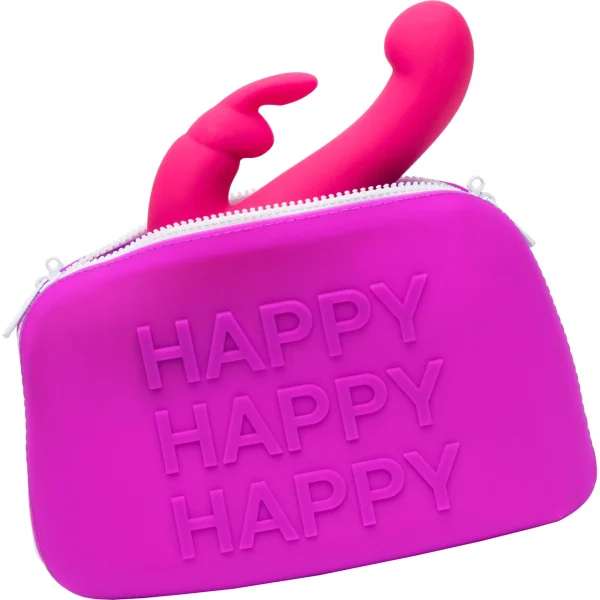 Happy Rabbit HAPPY Large Silicone Zip Storage Case 