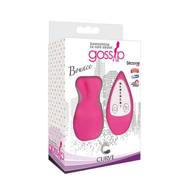 Gossip Bounce 4 Speed Silicone Egg Vibe Pink