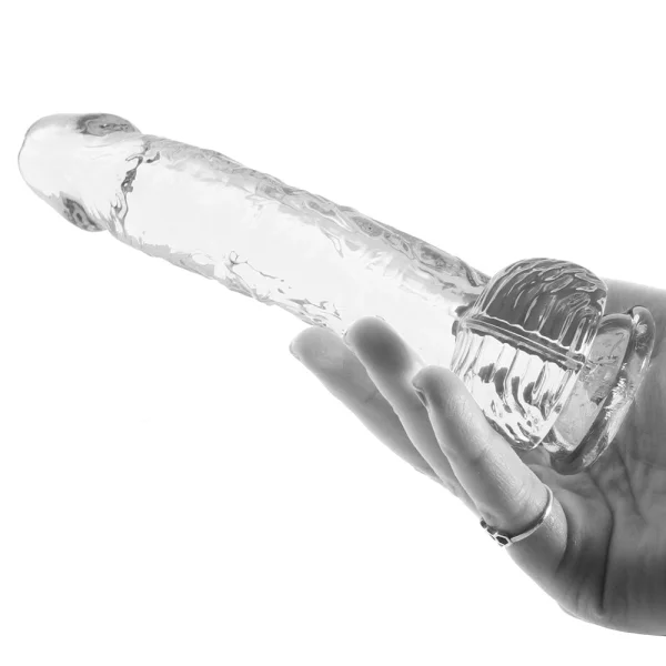 RealRock 6 Inch Transparent Realistic Crystal Clear Dildo