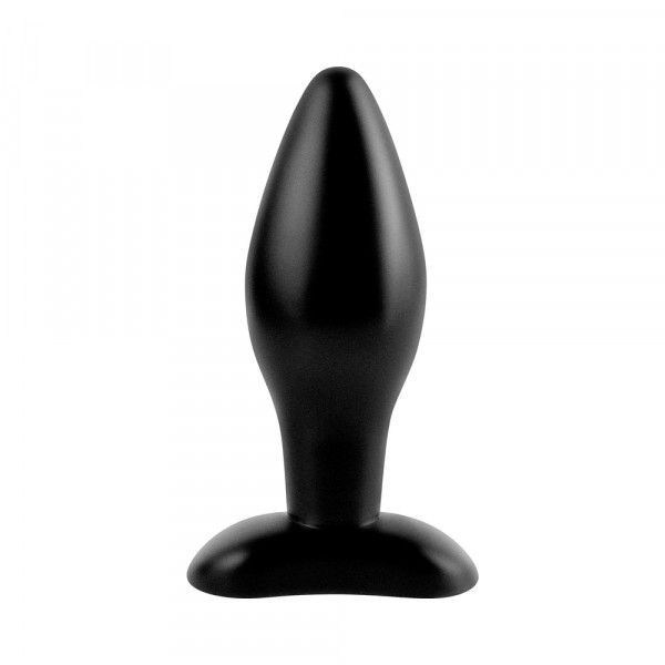 Anal Fantasy Medium Silicone Plug Black — image 4 of 12