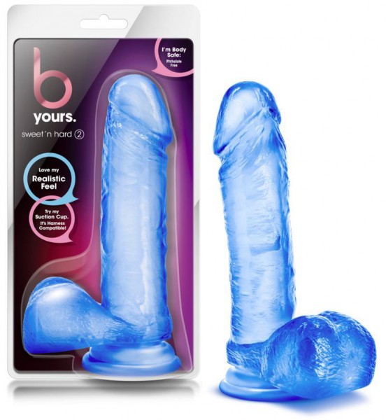 Blush Novelties B Yours Sweet 'n Hard 2 Suction Cup 6.25"