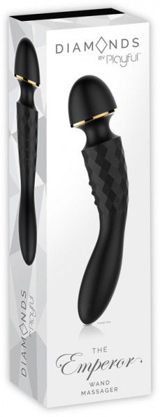 Diamonds - The Emperor Wand Massager (Black)