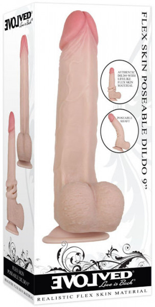 9" Poseable Realistic Cock