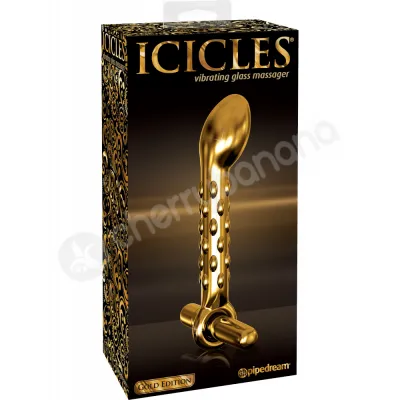 Icicles Gold Edition 7 Vibrating Dildo