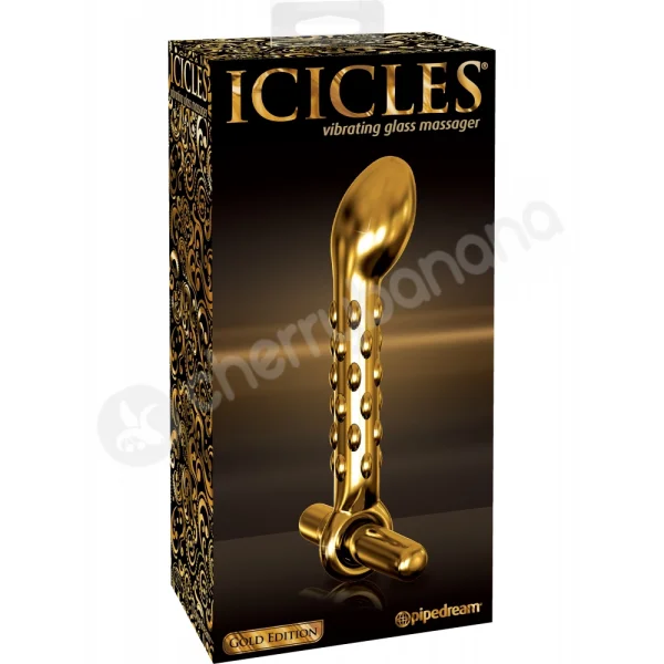 Icicles Gold Edition #7 Vibrating Dildo