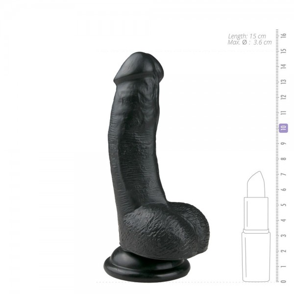 Ella Paradis Realistic 6" Dildo - Black