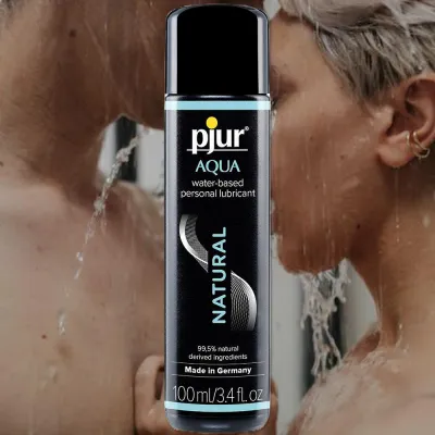 Pjur Aqua Natural Water Based Lubricant 100ml 3 4oz