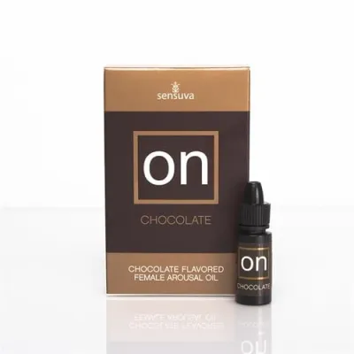 On Chocolate Flavored Female Arousal Oil 17 Oz Large Box