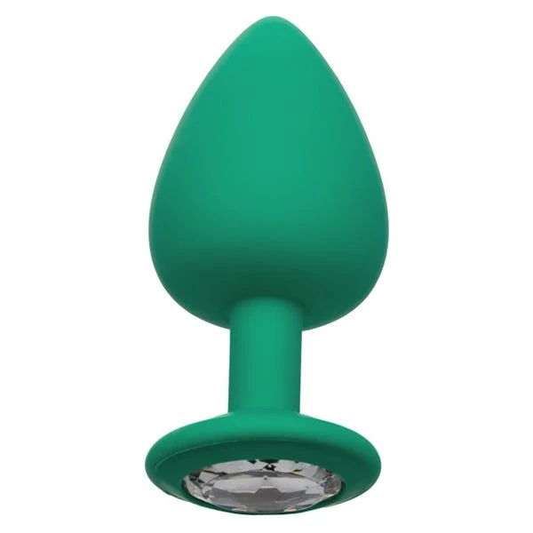 Cheeky Rechargeable Vibrating Gem Detailed Butt Plug Set