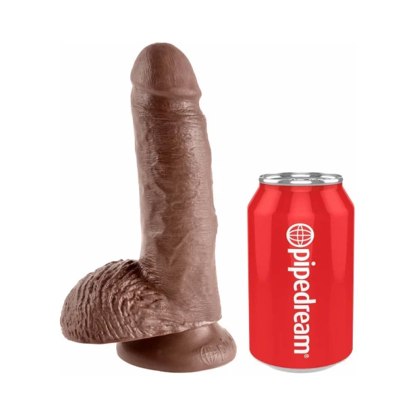 King Cock 7" Cock - Brown