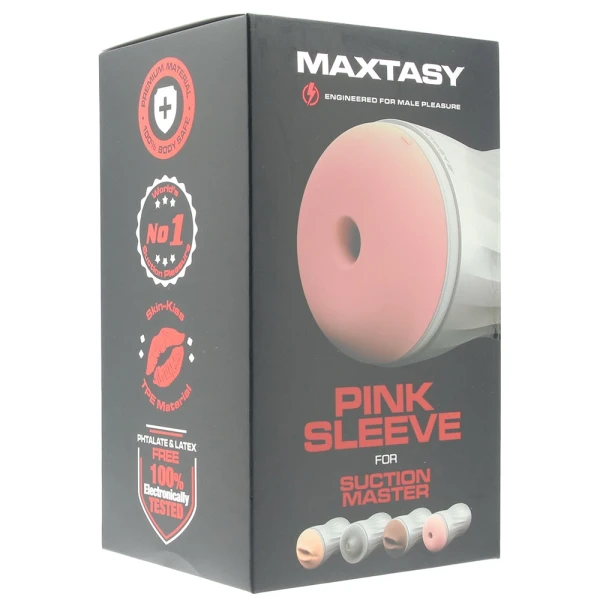 Maxtasy Pink Standard Sleeve For Suction Master