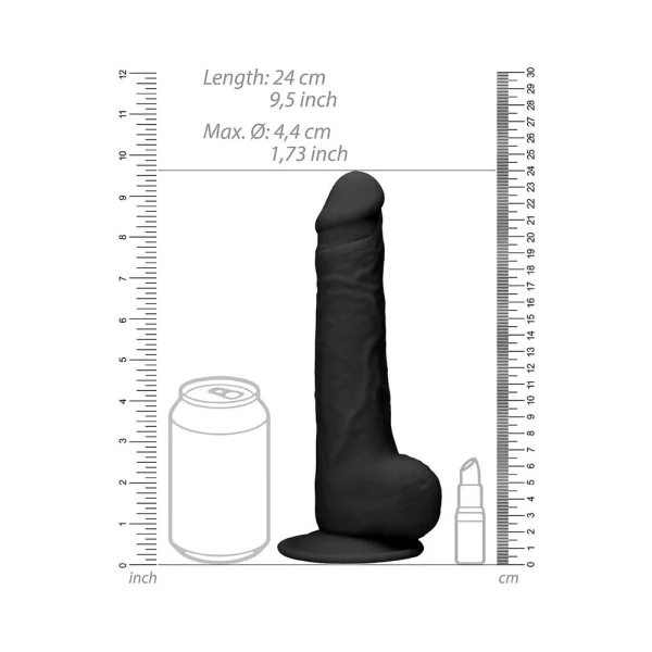 Realrock Ultra - 9.5 inches Silicone Dildo With Balls — image 14 of 15