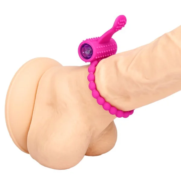 Bondara Rub and Tug Purple Silicone Vibrating Cock Ring — image 4 of 4