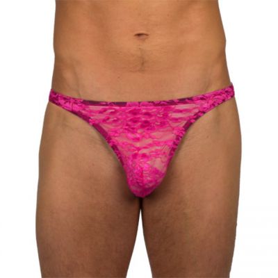 Bondara Man Pink Lace Thong