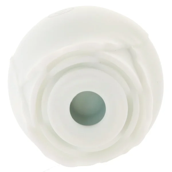 Inya The Rose Silicone Rechargeable Clitoral Pressure Wave Stimulator - Glow In The Dark White