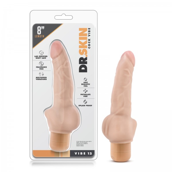 8" Vibrating Cock