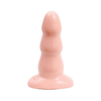 Tripple Ripple Butt Plug Medium White