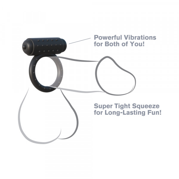 Fantasy C-Ringz The Wingman Black Cock Ring