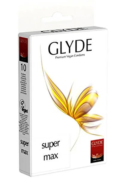 Glyde Ultra Super Max Vegan Condoms 10 Pack — image 4 of 5