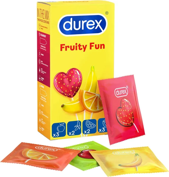 Durex Fruity Fun Flavoured Condoms 10