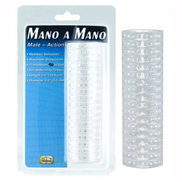 Mano A Mano Textured Penis Stroker