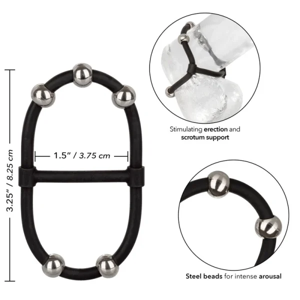 Calexotics Steel Beaded Dual Silicone Maximizer — image 4 of 5